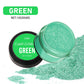 Limino Edible Glitter - 10g Metallic Luster Dust for Cake Decorating, Baking, and Drinks - Green