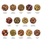Tea Forte Single Steeps Loose Leaf Herbal Tea Sampler, Assorted Variety Tea Chest Box, Single Serve Pouches, 28 Count (Pack Of 1