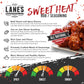 Lane's Sweet Heat Rub Seasoning, All-Natural BBQ Brisket Rub Goes Well with Butt Rub Seasoning, No MSG Brisket Seasoning &, Made