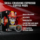 Fire Department Coffee Espresso Pods - Bold & Full-Bodied K Cups - 24 Single Pods - Veteran Owned - Roasted in the USA
