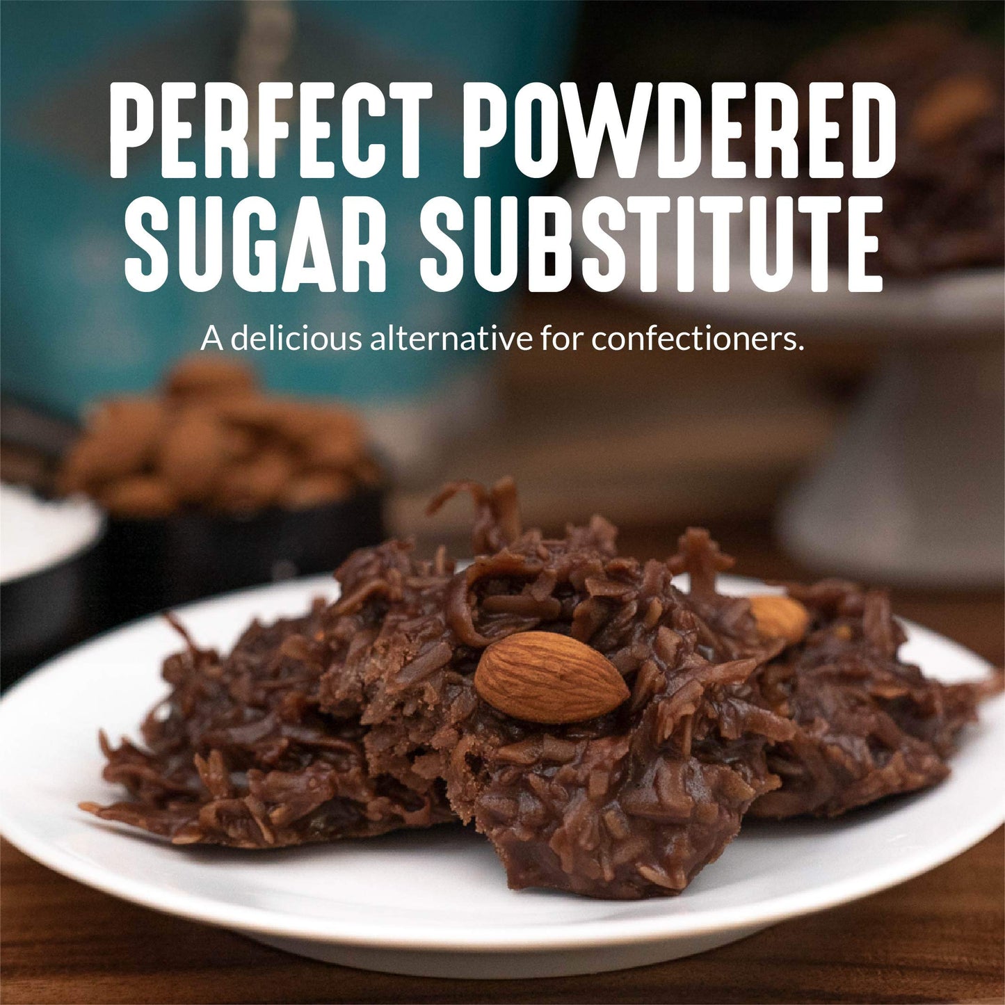 Lakanto Powdered Monk Fruit Sweetener With Erythritol, Powdered Sugar Substitute Sweetener For Baking & Cooking Waffles, Donuts,