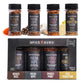 Spice Guru Grill Seasoning Gift Set - 4 Flavor Bbq Seasonings And Rubs - Christmas Gifts For Men Who Cook - Bbq Rub Gift Set - Christmas Grilling Gifts For Men - Gifts For Dad - Gifts For Him