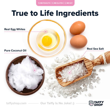 Taffy Shop Its B-A-N-A-N-A-S, Banana Salt Water Taffy - Gourmet Soft Chewy Candy, Bulk Sweet Snack, Fresh Gift & Gluten-Free, 1