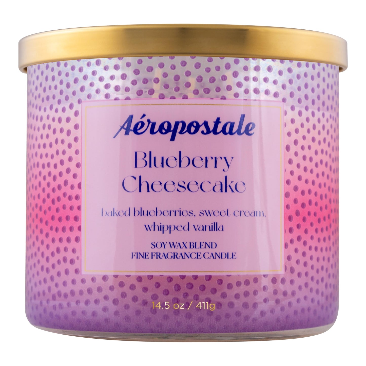 Aeropostale Blueberry Cheesecake By Aeropostale Scented Candle 14.5 Oz