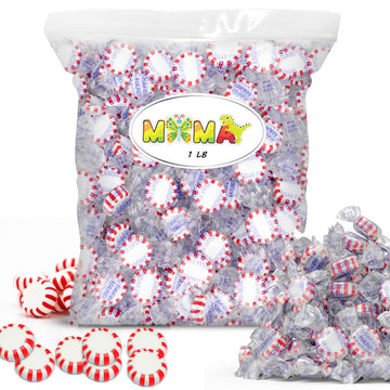 Starlight Sugar Free Peppermint Candy - 1 lb Individually Wrapped Refreshing Peppermints in Bulk - Hard Mima's Memorial Day Mega