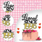 Rssta i Cake Topper, Legend Since 1995, Black Gold Glitter, Model XM398, 30th Birthday Decoration