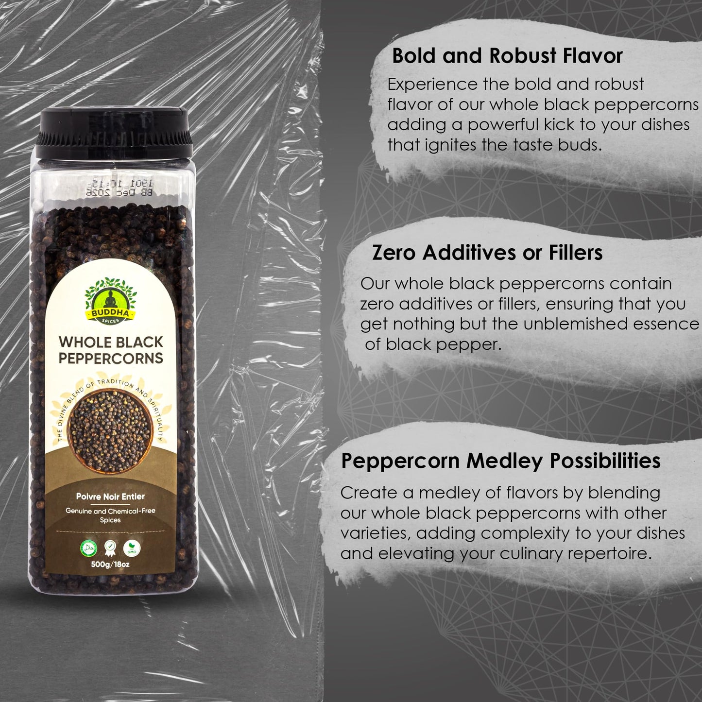 Buddha Spices Inc. Black Pepper