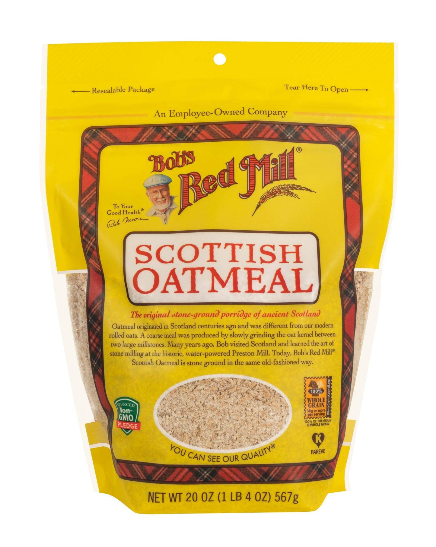 Bob'S Red Mill Scottish Oatmeal, 20-Ounce (Pack Of 4)