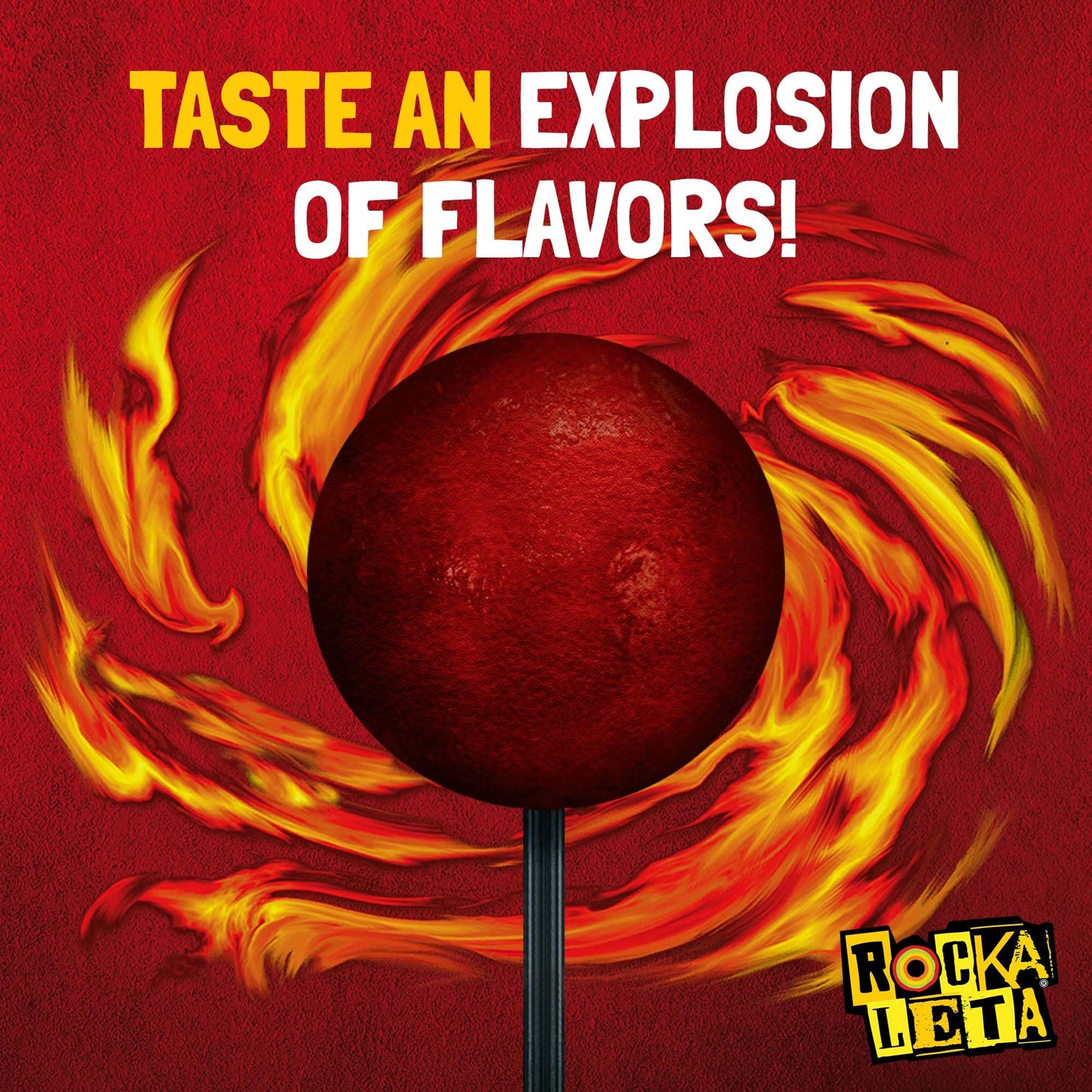 Sonrics Rockaleta Lollipop Chili Layered with Gum Center  Spicy  Sour  Sweet Candy Lollipops  25.3 oz Dispenser Box (Pack of 8)