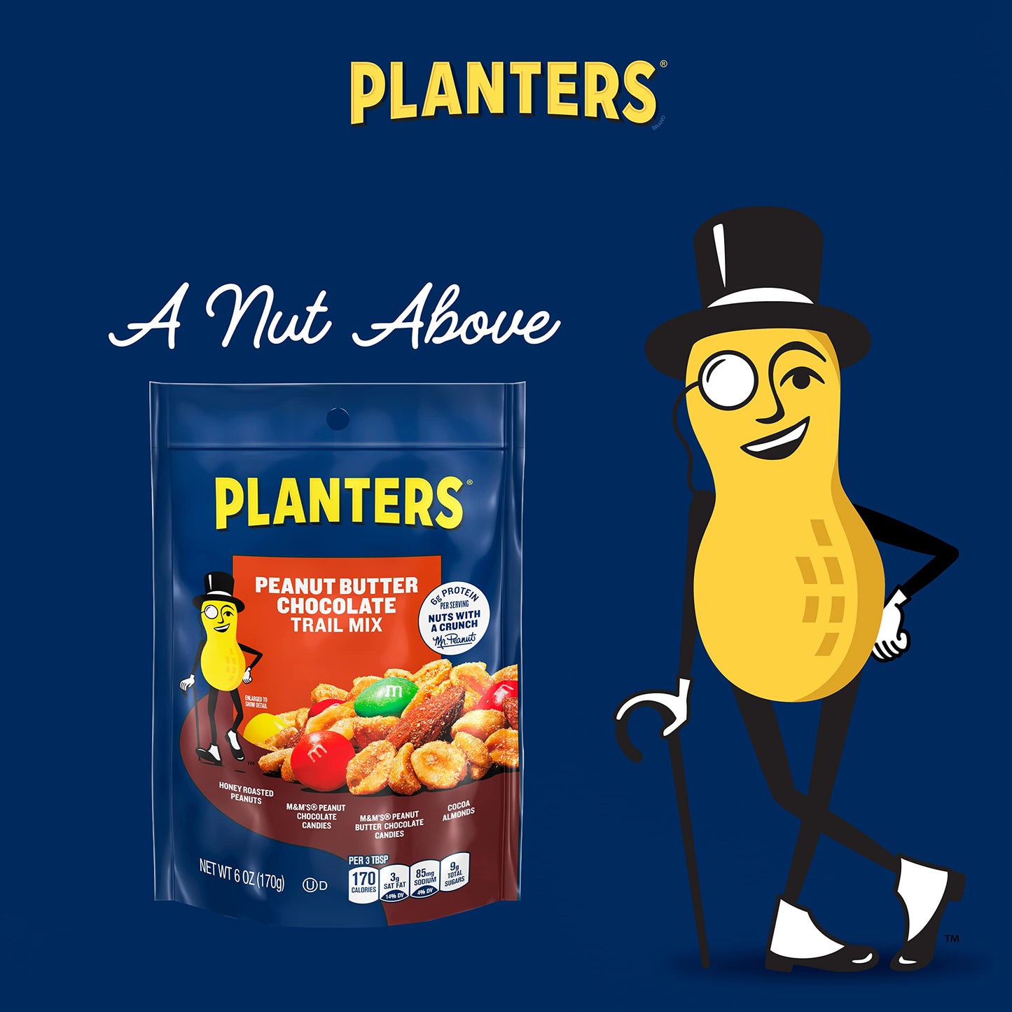 Planters Peanut Butter chocolate Monster Trail Mix 6 oz