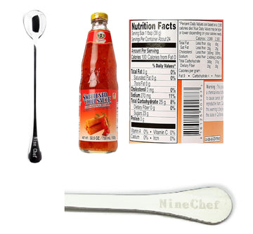Pantainorasingh Pantai norasingh Thai Sweetened Chili Sauce for Spring Rolls (Large Bottle 32.5oz 730ml, Pack 1)