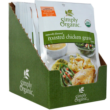Simply Organic Roasted Chicken Gravy Seasoning Mix 0.85 oz