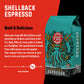 Fire Department Coffee Shellback Espresso Beans - Bold & Smooth - 5 LB Bulk - Veteran Owned - Roasted in the USA