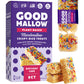 GoodMallow Vegan Rice Crispy  Individually Wrapped Box of 6  Kosher Vegan Snacks  Gluten Free Dairy Free Snacks for Kids & mature-themeds - Healthy Sweets Made with Gourmet Marshmallows (Birthday Cake)