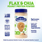 Peanut Butter & Co. Flax & Chia Peanut Protein Powder, Non-GMO Project Verified, Gluten Free, Vegan, 6.5 Ounce Jar