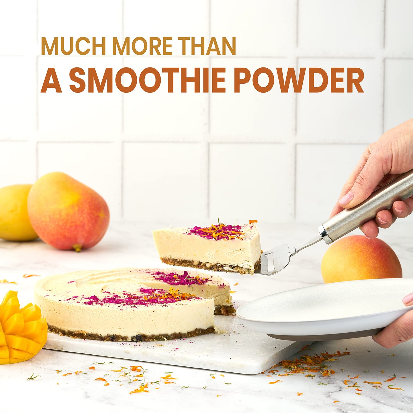 Jungle Powders Freeze Dried Mango Powder 5 Ounce Bag, Mango Extract For Baking No Sugar Added Dry Mango Powder Juice Additive Fr