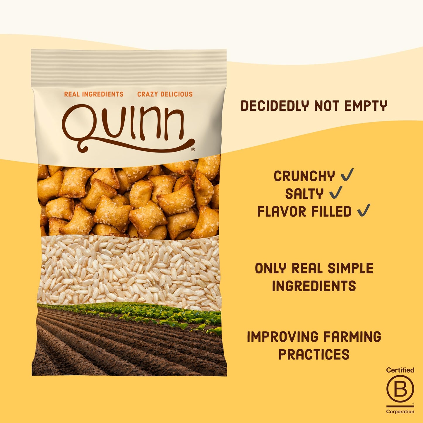 Quinn Mini Peanut Butter Filled Pretzel Nuggets - Gluten Free Mini Peanut Butter Filled Pretzels, Pb Pretzel Nugget Bites, Protein Snacks, Fun & Poppable - 6.3 Oz (Pack Of 1)