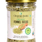 Orgrain India Organic Fennel Seeds, 120g | Saunf | Variyali | Whole Indian Spices