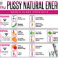 Pussy Natural Energy Drink 12 Pack
