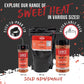 Lane's Sweet Heat Rub Seasoning, All-Natural BBQ Brisket Rub Goes Well with Butt Rub Seasoning, No MSG Brisket Seasoning &, Made