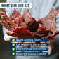 Ps Seasoning Jerky Seasoning And Cure Kit (Smoky Mesquite) - Award-Winning Diy Beef Jerky Making Kit With Seasoning Mix & Cure - Oven, Smoker, Dehydrator - Great For Beef, Turkey, Venison, Wild Game