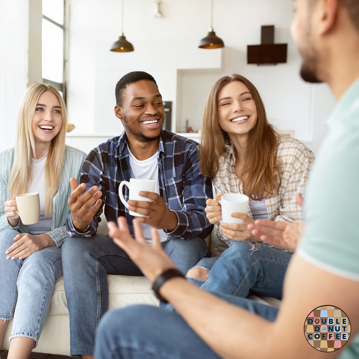 Double Donut Flavored Decaf Coffee Pods, Cinnamon Bun Coffee, Medium Roast Decaf Cinnamon Coffee, Coffee For Keurig K Cups Machi