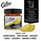 Collins Candied Lemon Slices in Syrup, Cocktail Drink Garnish, 10.6oz, Yellow, Model 11488