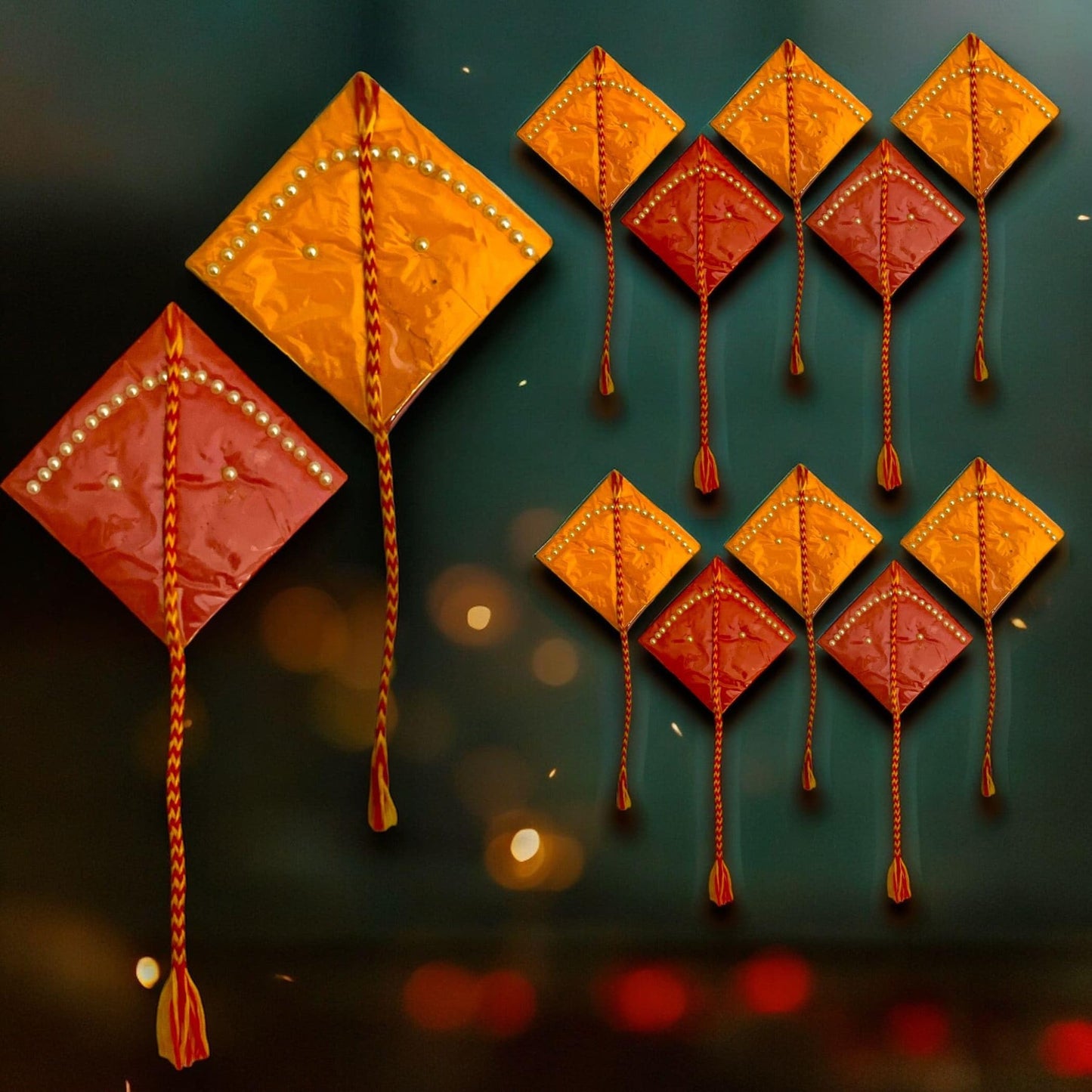 Lovenspire Haldi Kumkum Packets Bulk Pack Of 20 Kite Style Mini Packs Enhanced Sindoor And Turmeric Powder Combo Hindu Thamboolam Set For Indian Wedding Havan Durga Puja Festive Essentials Return Gift