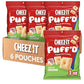 Cheez-It Puffd Cheesy Baked Snacks, Puffed Snack Crackers, Kids Snacks, White Cheddar, 18Oz Case (6 Pouches)