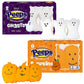 Peeps Halloween Marshmallow Assortment, Packs of 3 Sugar Skulls, Monsters, Pumpkins, and Ghosts Pack of 5