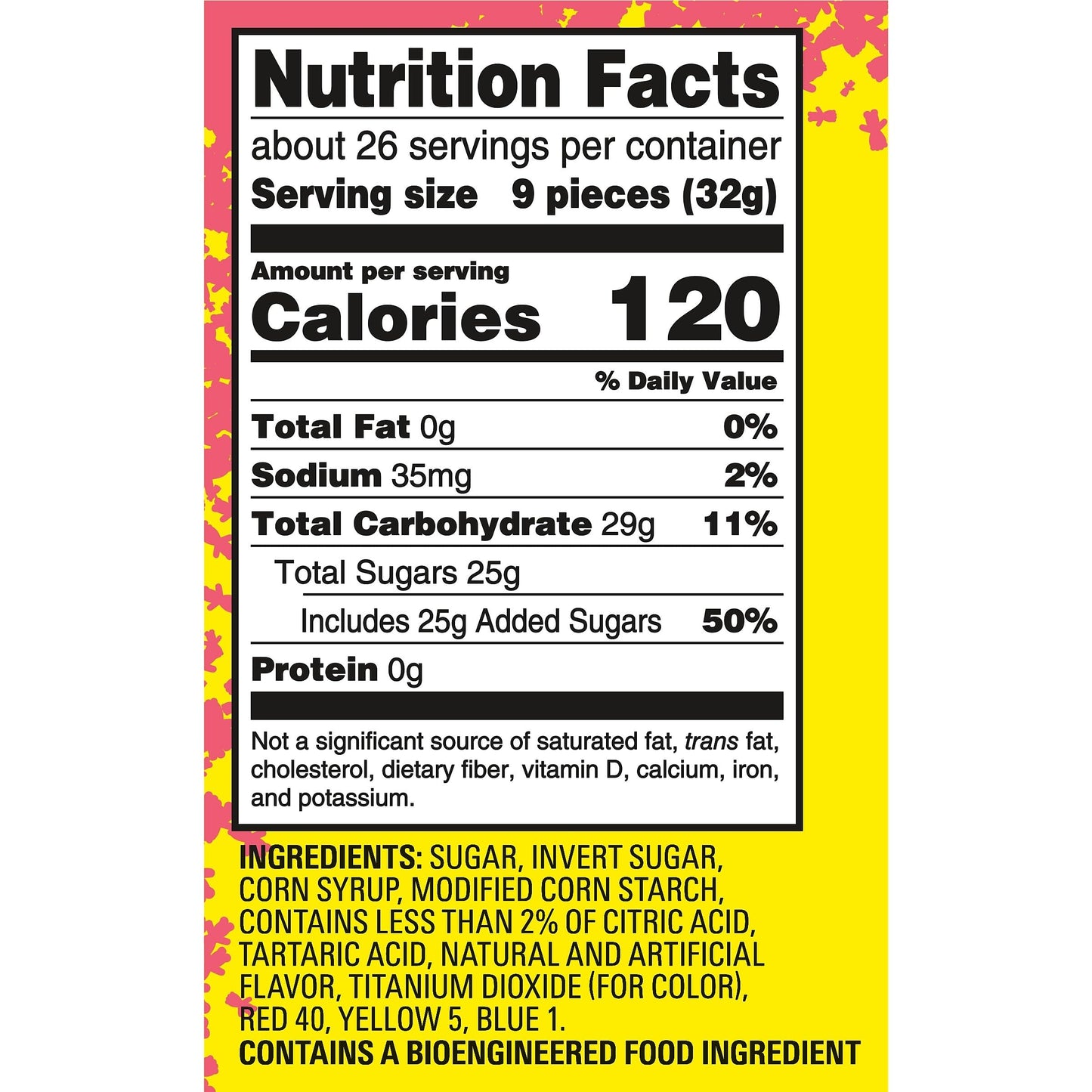 SOUR PATCH KIDS Watermelon Soft & Chewy Candy, Family Size, 1.8 lb Bag