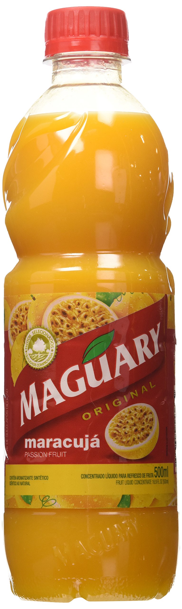 Maguary Passion Fruit Juice Concentrate - 16.9 FL.Oz | Suco Concentrado de Maracuj   Maguary - 500ml - (PACK OF 02)