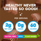 Simply Desserts Chocolate Protein Powder, Sugar-Free, 6-Pack - Plant-Based Protein Boost for Vegan Puddings, Baked Goods, Shakes