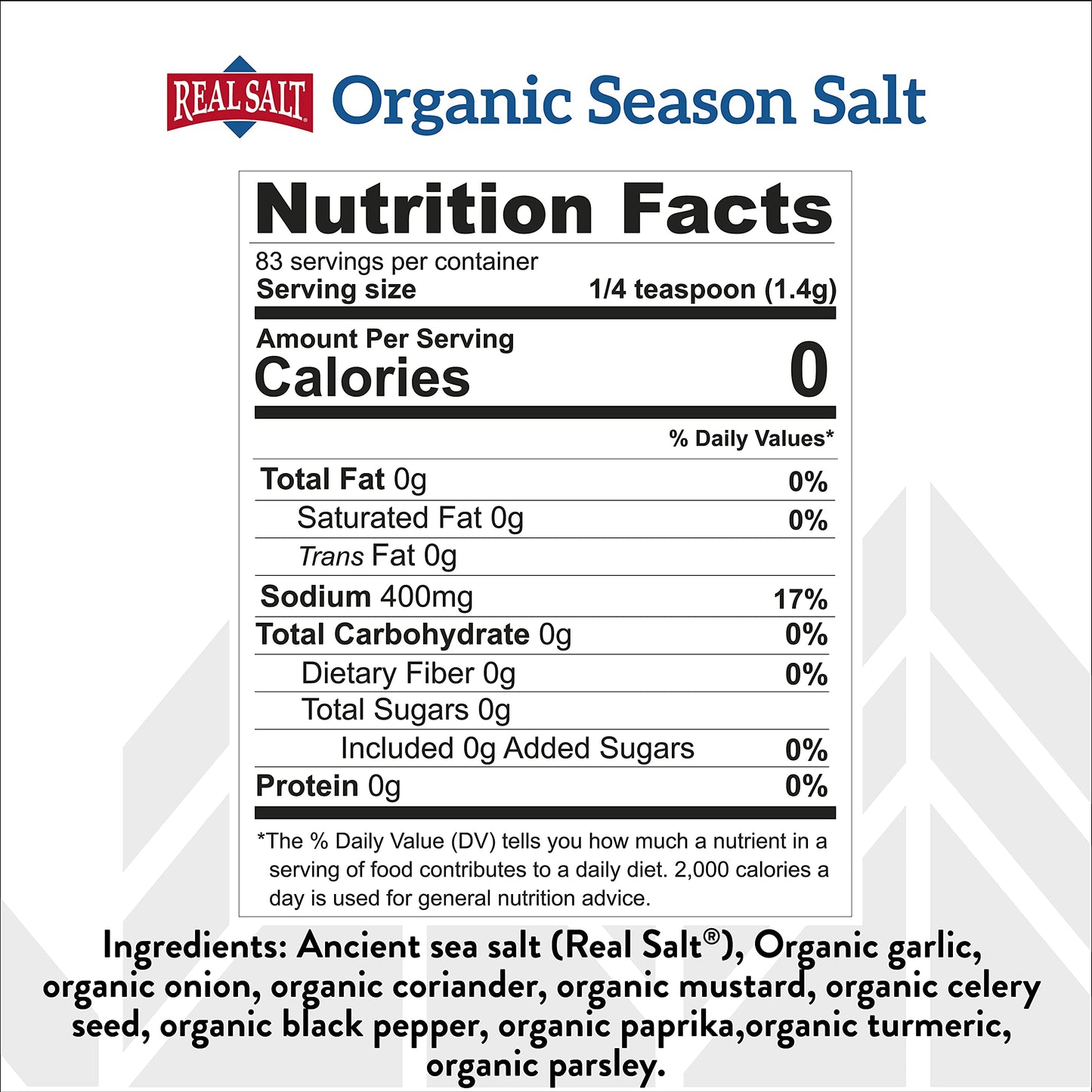 Redmond Real Sea Salt - Natural Unrefined Organic gluten Free Seasoning 32 Ounce container A A