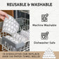 Swedish Dishcloths For Kitchen 10 Pack - Made In Sweden - Reusable And Replace Paper Towels, Sponges And Dish Rags - Eco Friendl