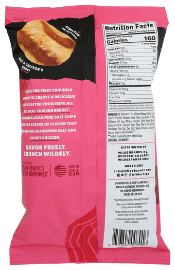 Wilde Brands Himalayan Pink Salt Chicken Chips, 2.25 Oz