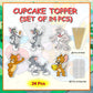 Seyal Tom & Jery Cupcake Topper