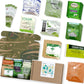 Sippingly Green Tea Sampler - 40 Assorted Bags, 10 Flavors from Japan, Nepal, China & India, Gluten-Free, Kosher, 50 Piece Set