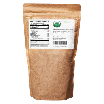 aimnaturals Organic Bitter Apricot Kernels Raw - 1LB, 100% USDA Certified, Product of Turkey, Free E-Book Included