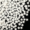 White Star Sprinkles for Cake Decorating, 4.6 oz Edible White Sprinkles for Baking Cupcake Cookies Ice Cream
