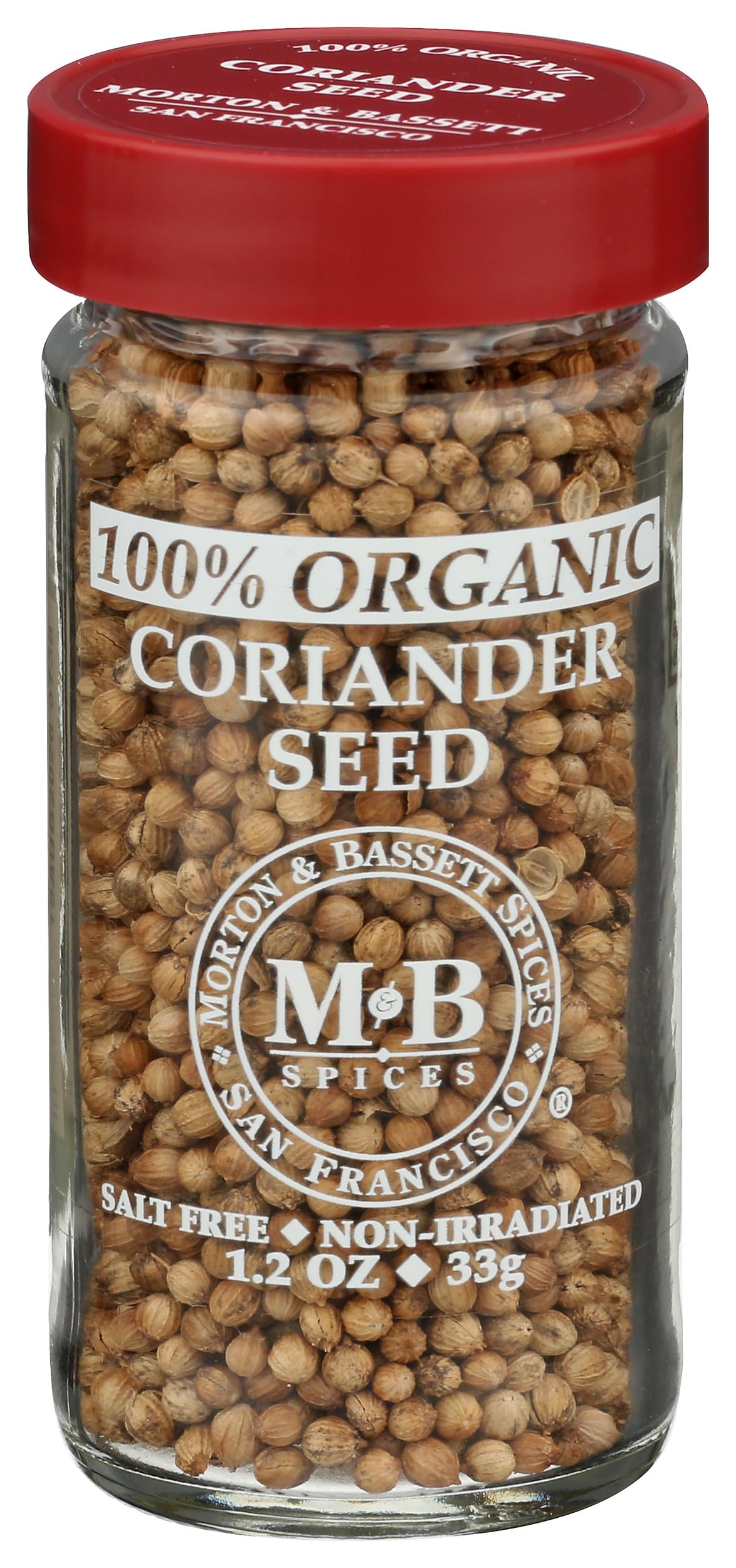 MORTON & BASSETT Organic Coriander Seed  1.2 OZ