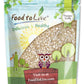 Food to Live White Quinoa Flakes, 1 Pound Pressed Quinoa Seeds, Whole Grain, Raw, Kosher, Vegan. High in Protein, Riboflavin. Gr