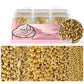 Huebeaty 6-in-1 Metallic Gold Dragees Sprinkles for Cake Decorating, 180g, Gold