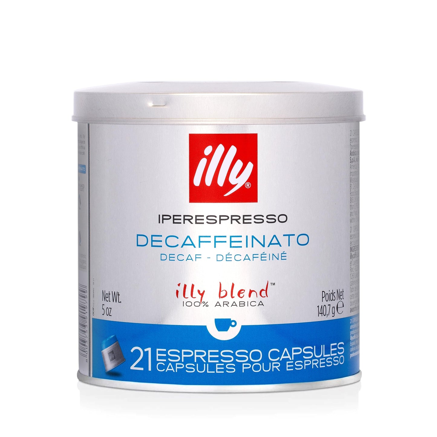 illy Coffee iperEspresso Capsules - Single-Serve Coffee Capsules & Pods - Single Origin Coffee Pods - Classico Decaf Roast with Notes of Caramel - For iperEspresso Capsule Machines - 21 Count
