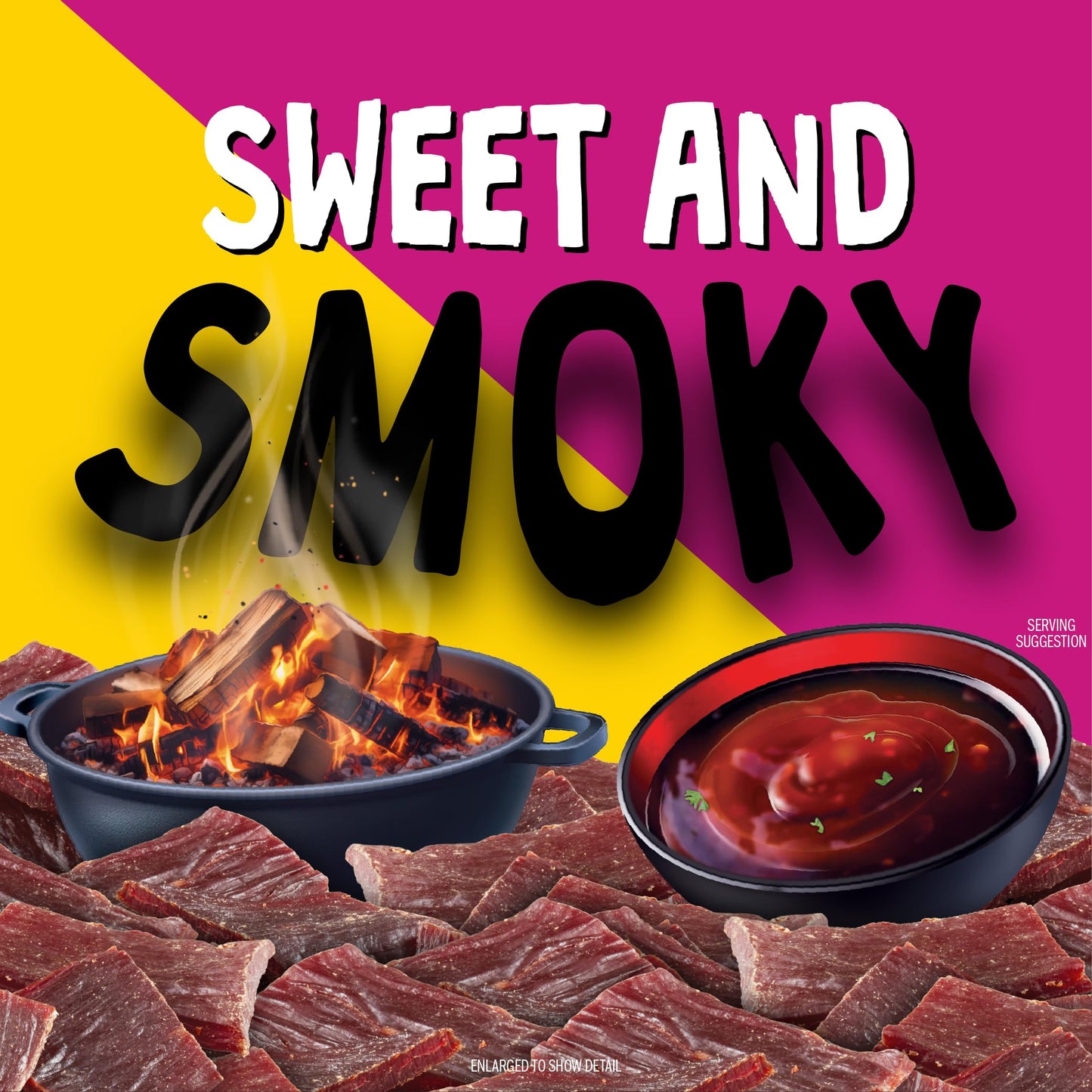 Jack Link'S Duos Original And Teriyaki Beef Jerky, Shareable Under 100 Calories Snack Packs With 11G Of Protein, Feed Your Beast