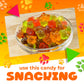 LAETAFOOD Sugar-Free Gummy Bears, Assorted Fruit Flavors, 1 Pound Bag