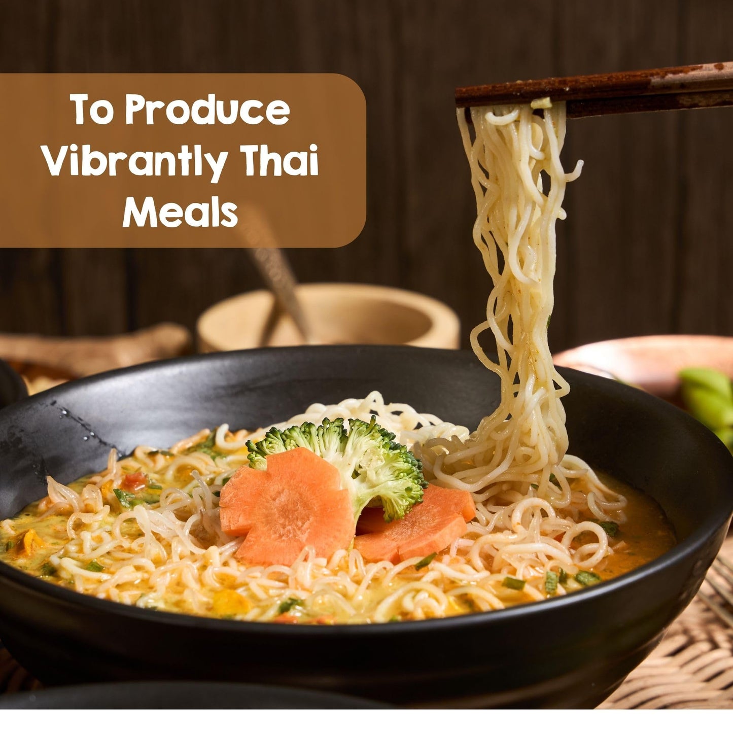 Perfect Earth Good Ramen Yellow Curry Noodles - Authentic Vibrant Thai Flavor, Medium Spice, Organic & Gluten-Free Instant Noodl