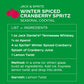 Sprite Winter Spiced Cranberry  Lemon-Lime and Cranberry Flavored Soda Pop Soft Drink  12 fl oz  12 Pack