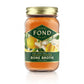 Fond Regenerative Pasture-Raised Chicken Bone Broth Infused With Organic Lemon & Garlic – Slow-Simmered Chicken Broth For Rich And Nourishing Flavor, Nutrient-Dense, Artisan Quality – 14 Oz (12-Pack)