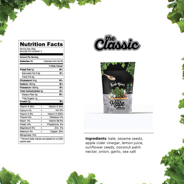 Kale Bros, Kale Chips, The Classic, Multi-Pack (Pack Of 6) Vegan/Gluten-Free/Paleo Snack